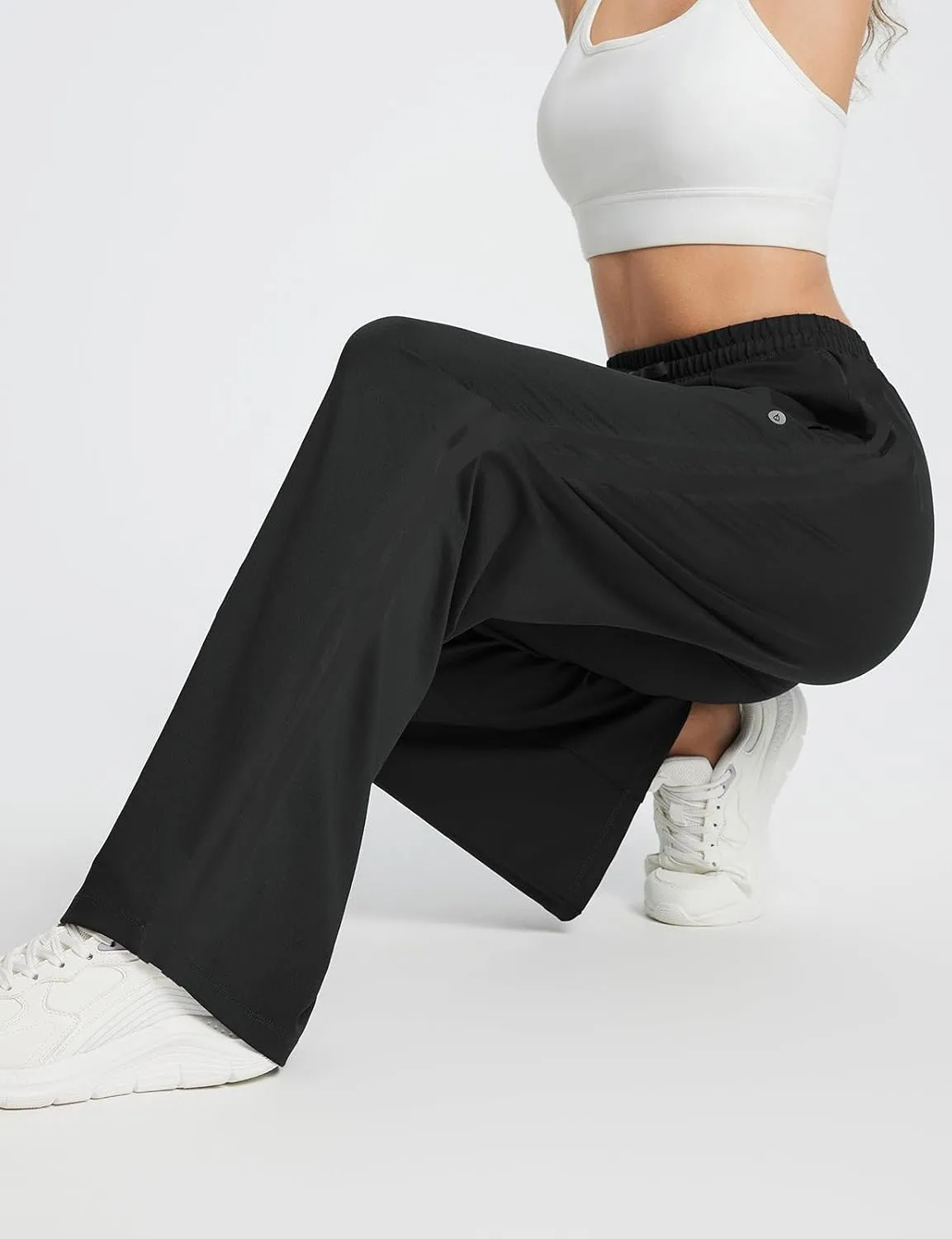 baleaf Women's Track Pants Athletic Jogging Sweatpants Zipper Pockets Warm-Up Sports Running Pants