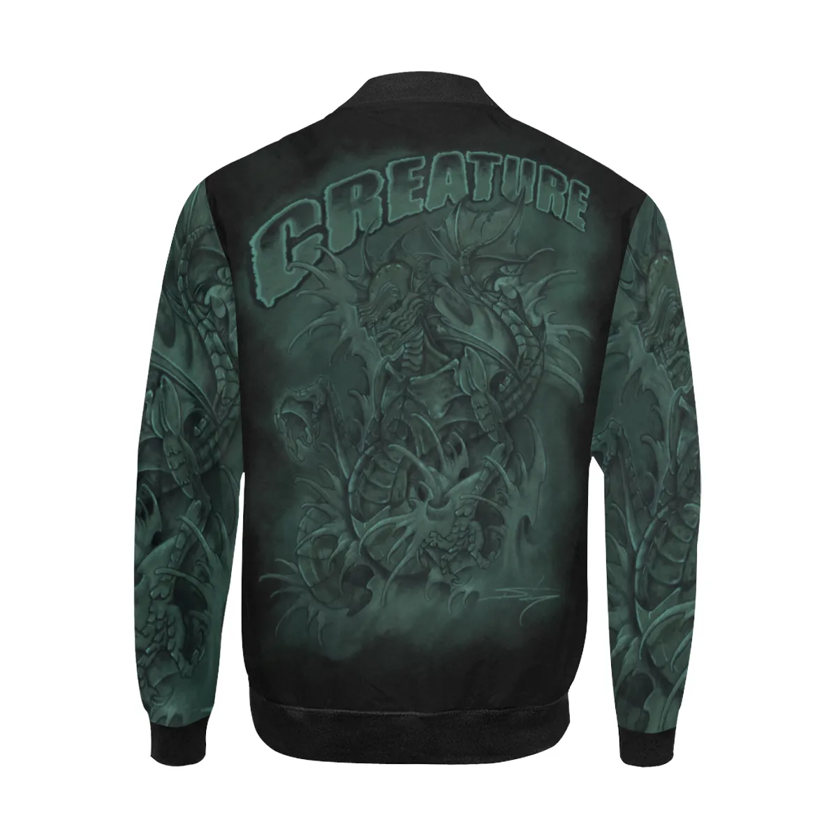 Creature From The Black Lagoon Bomber Windbreaker Jacket