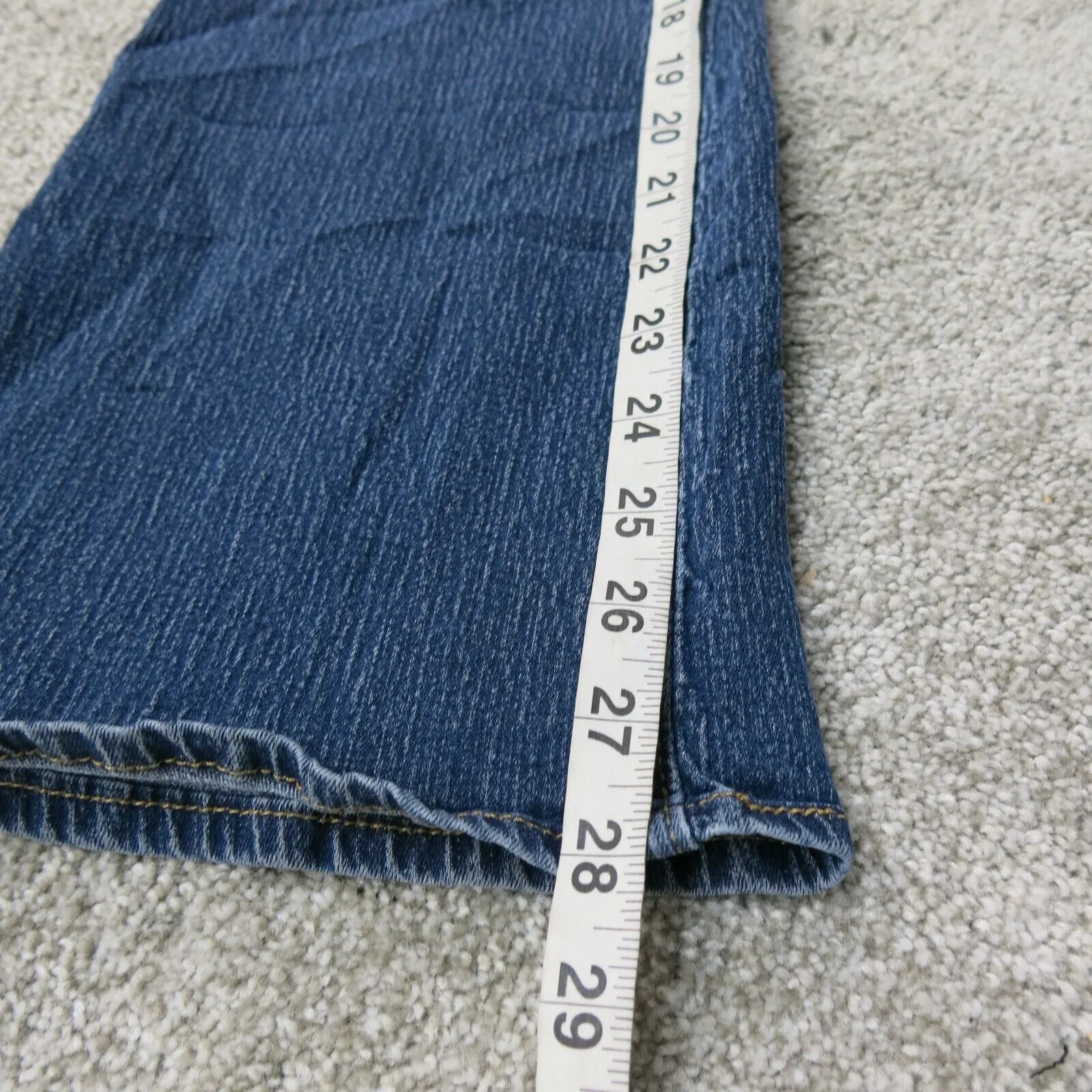 Denizen From Levis Womens Jeans Modern Bootcut Cotton Mid Rise Blue Size W31XL32