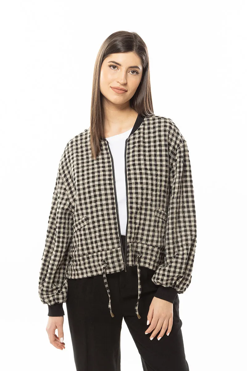 Keen Check Jacket -Natural Check