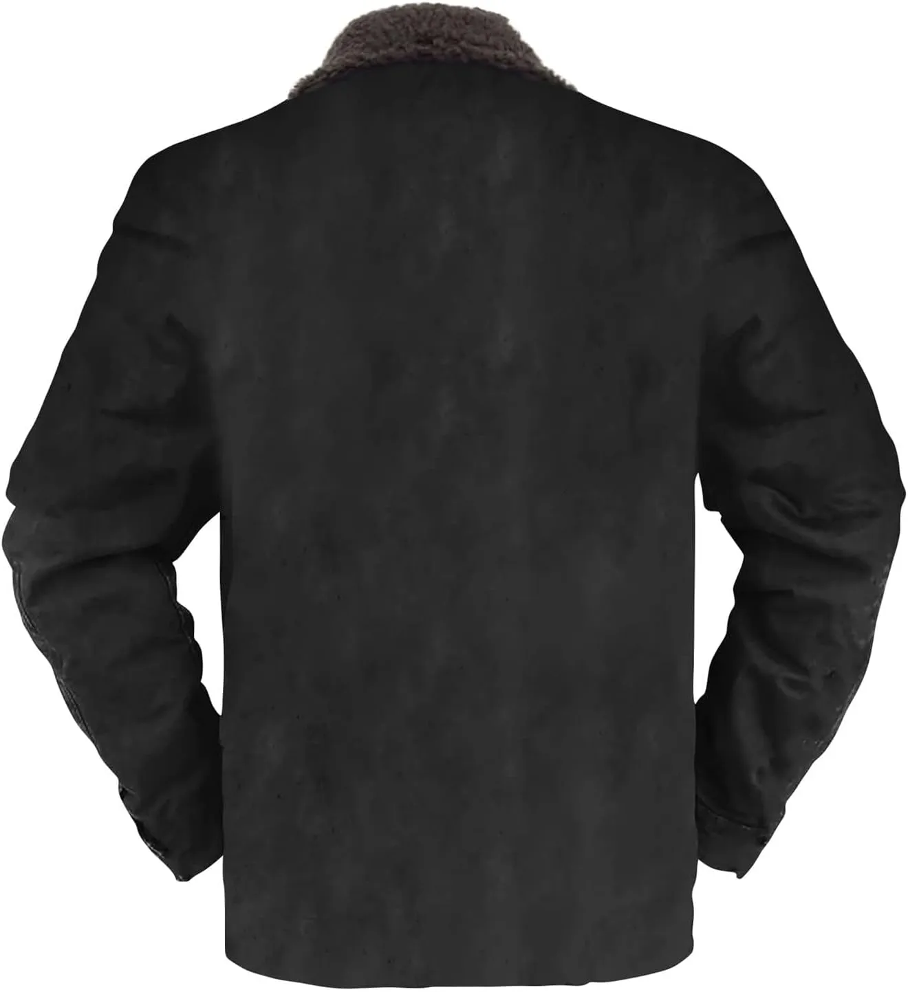 Mens Sherpa Jacket Fleece Line Western Plaid Flannel Zip Up Thickened Thermal Construction for Seeking Heavyweight