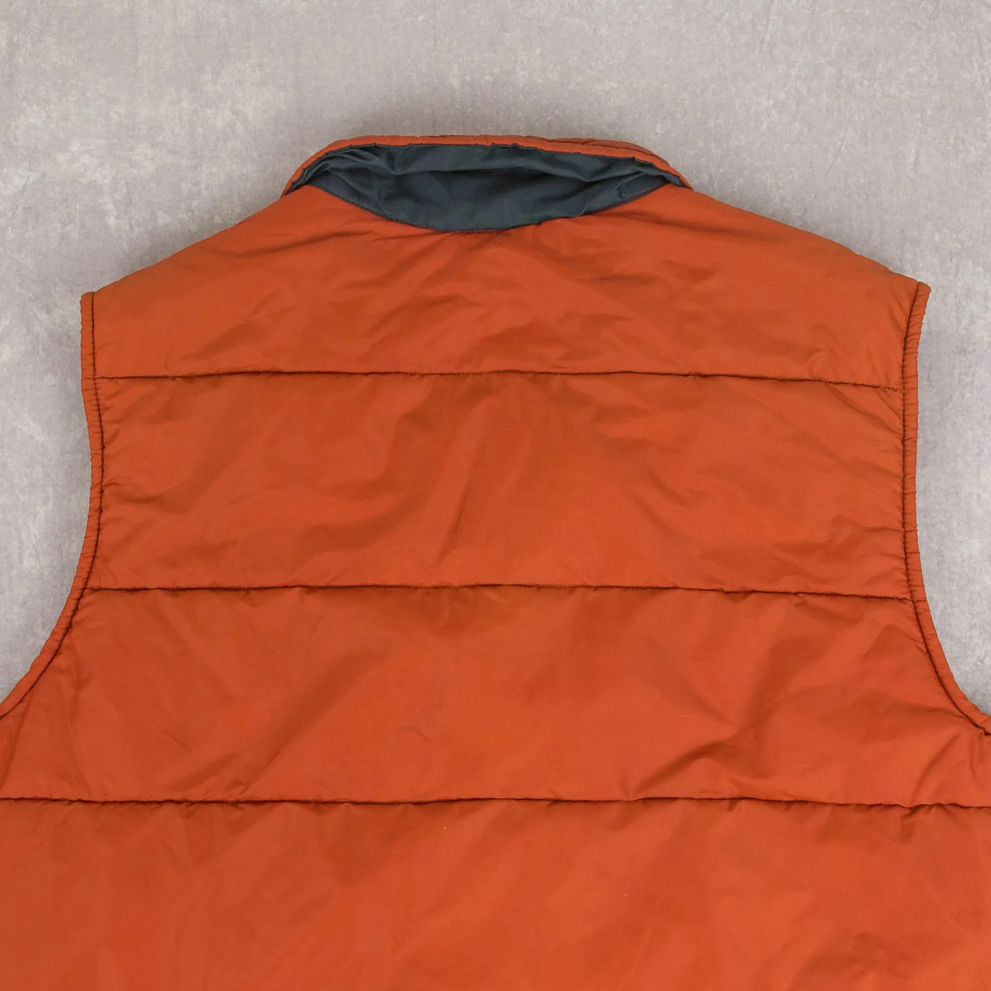 MEN'S VINTAGE 1970S JC PENNEY QUILTED GILET JACKET - X-LARGE