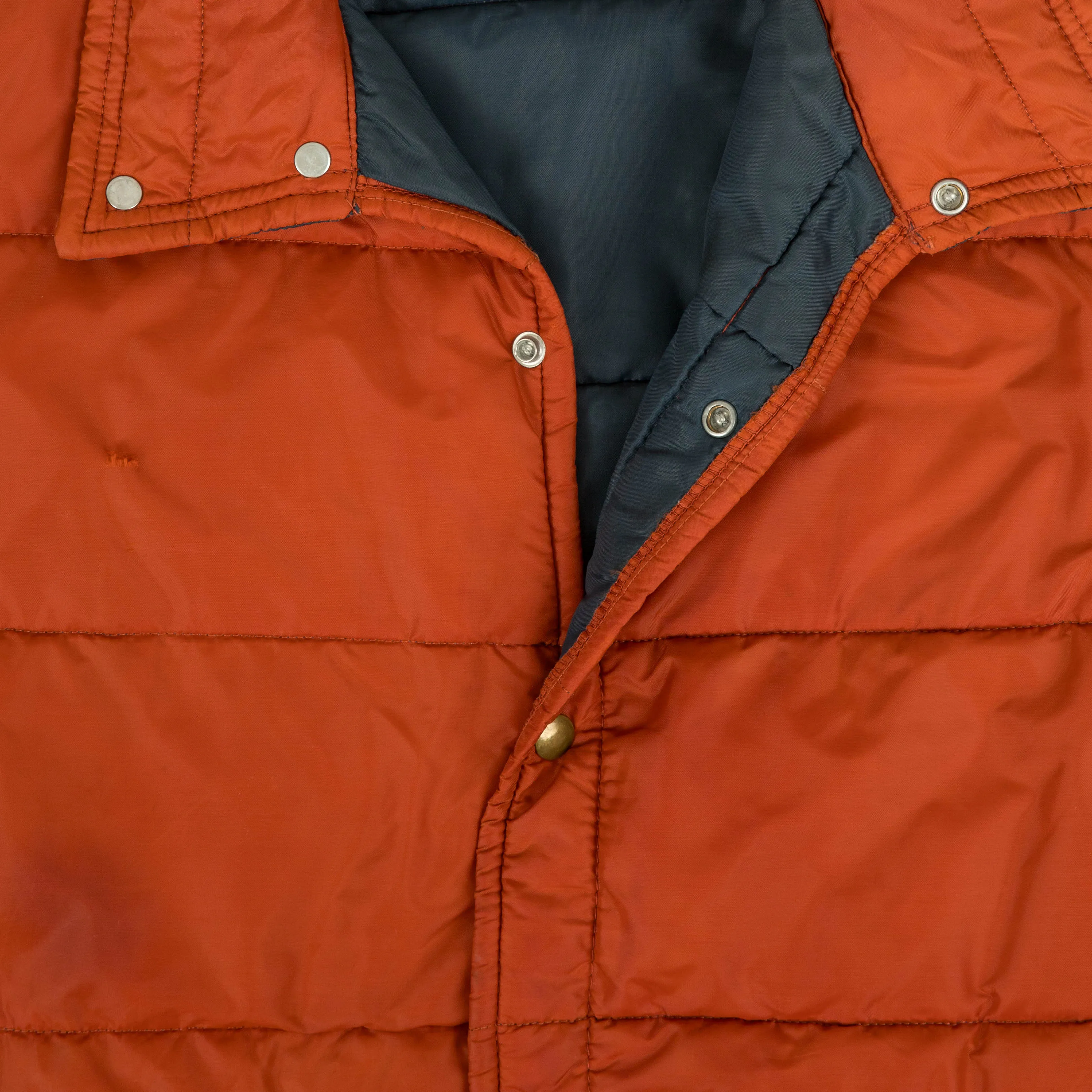 MEN'S VINTAGE 1970S JC PENNEY QUILTED GILET JACKET - X-LARGE