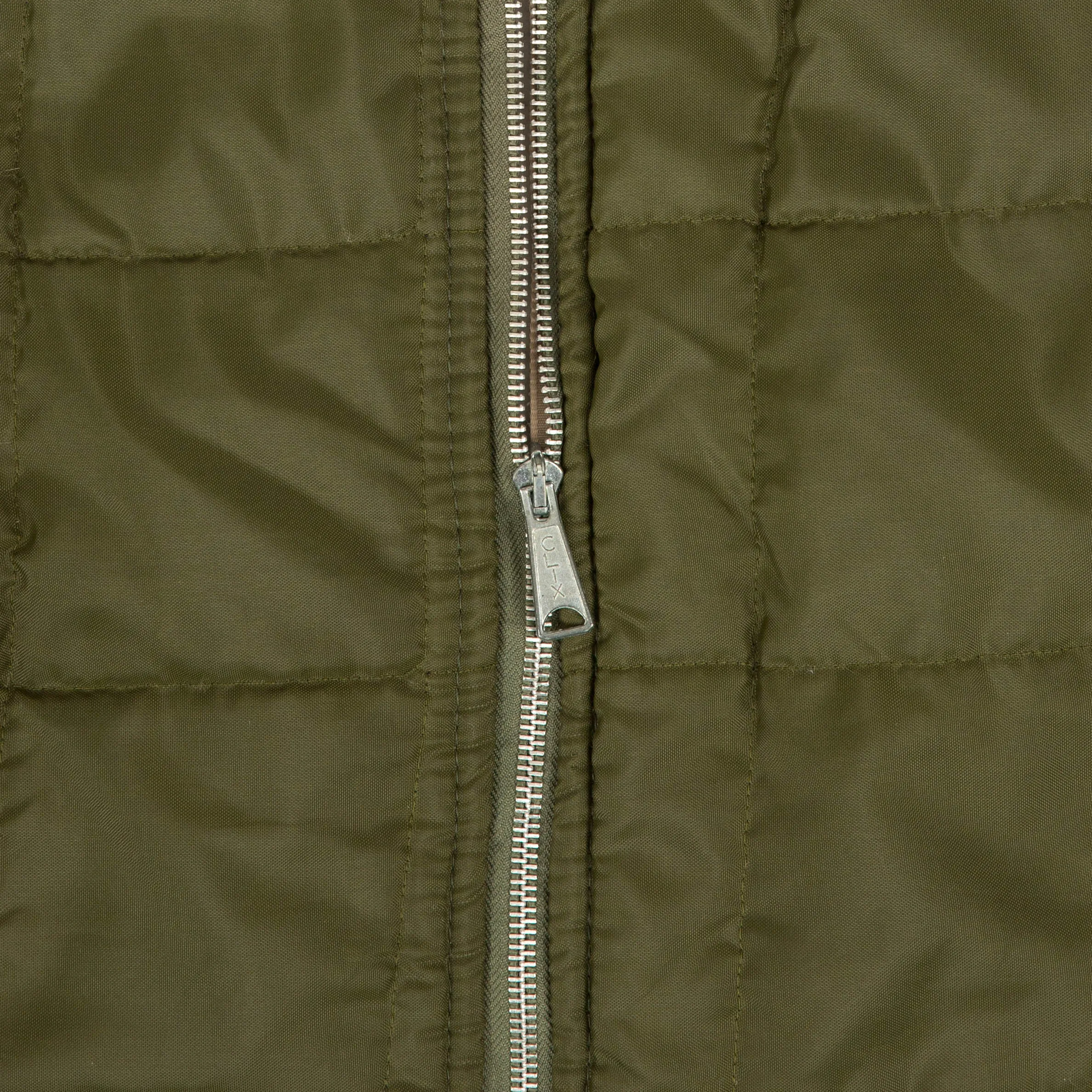 MEN'S VINTAGE 1980S QUILTED WORKWEAR GILET JACKET - MEDIUM