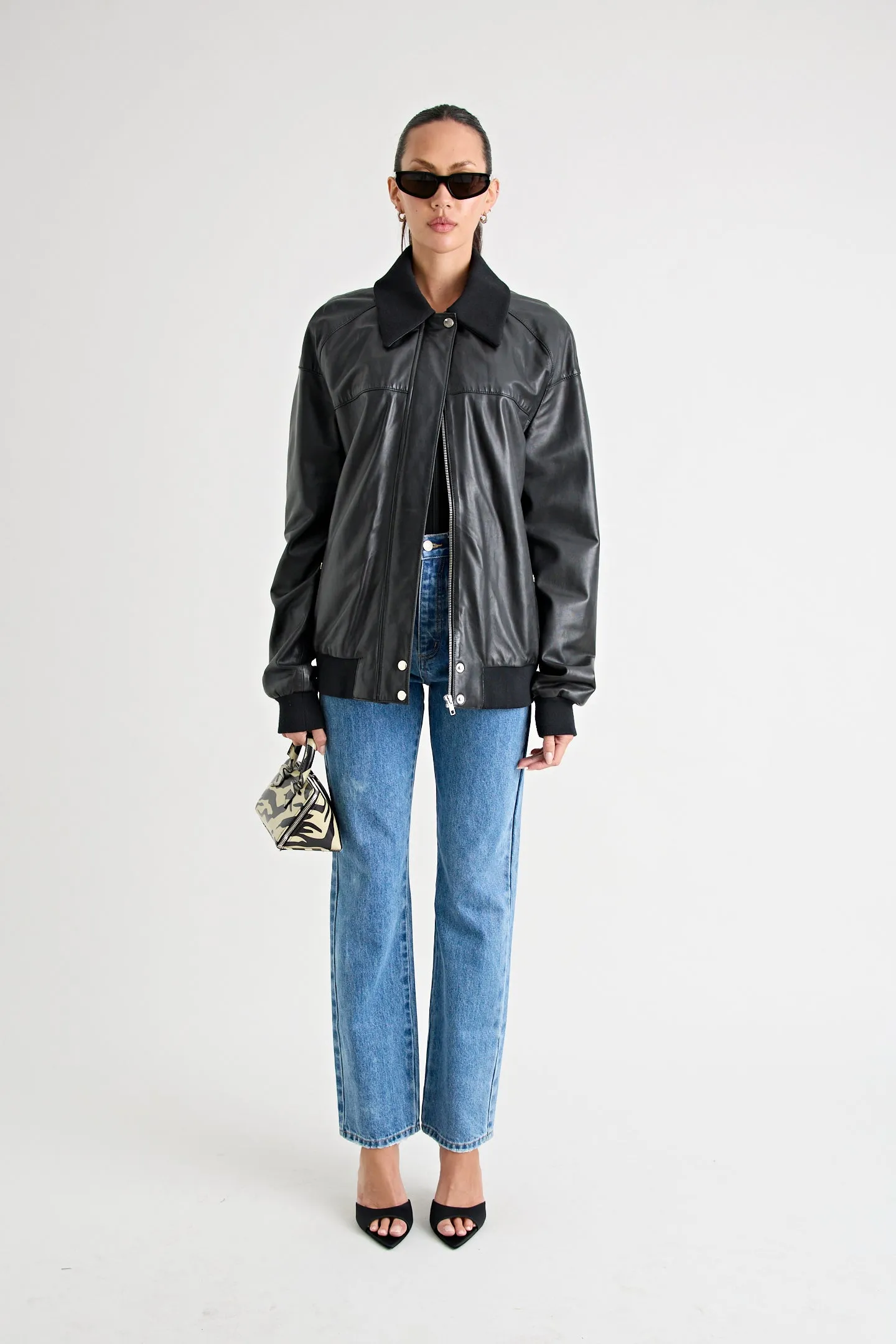 PIAF BOMBER JACKET | BLACK