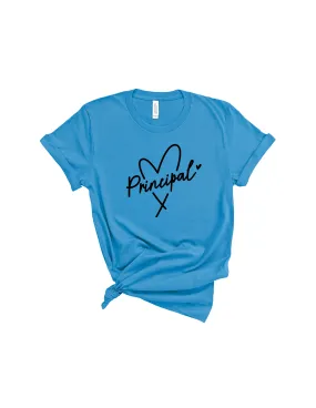 Principal heart shirt