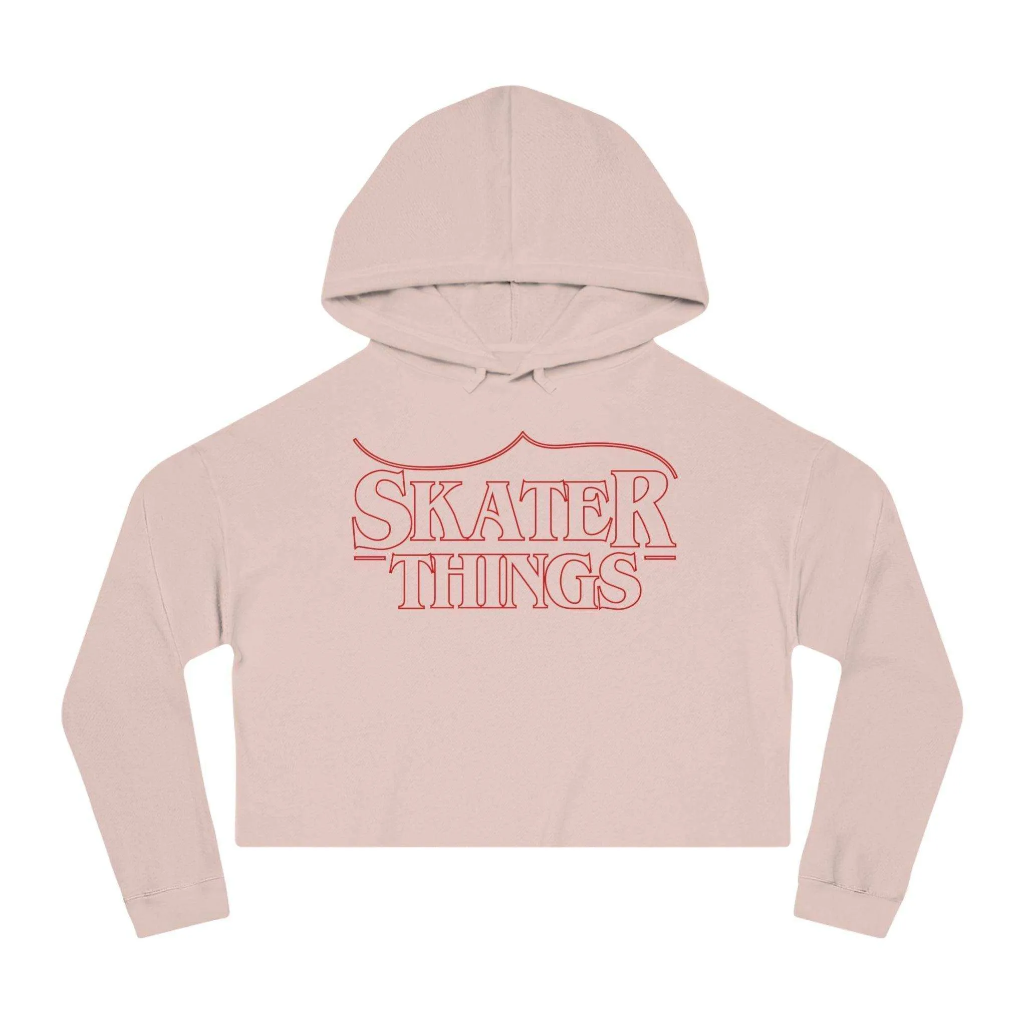 Skater Things Women’s Cropped Hooded Sweatshirt